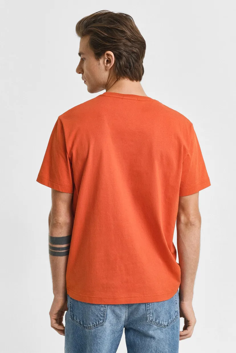 Чоловіча помаранчева футболка REG SHIELD SS T-SHIRT 3
