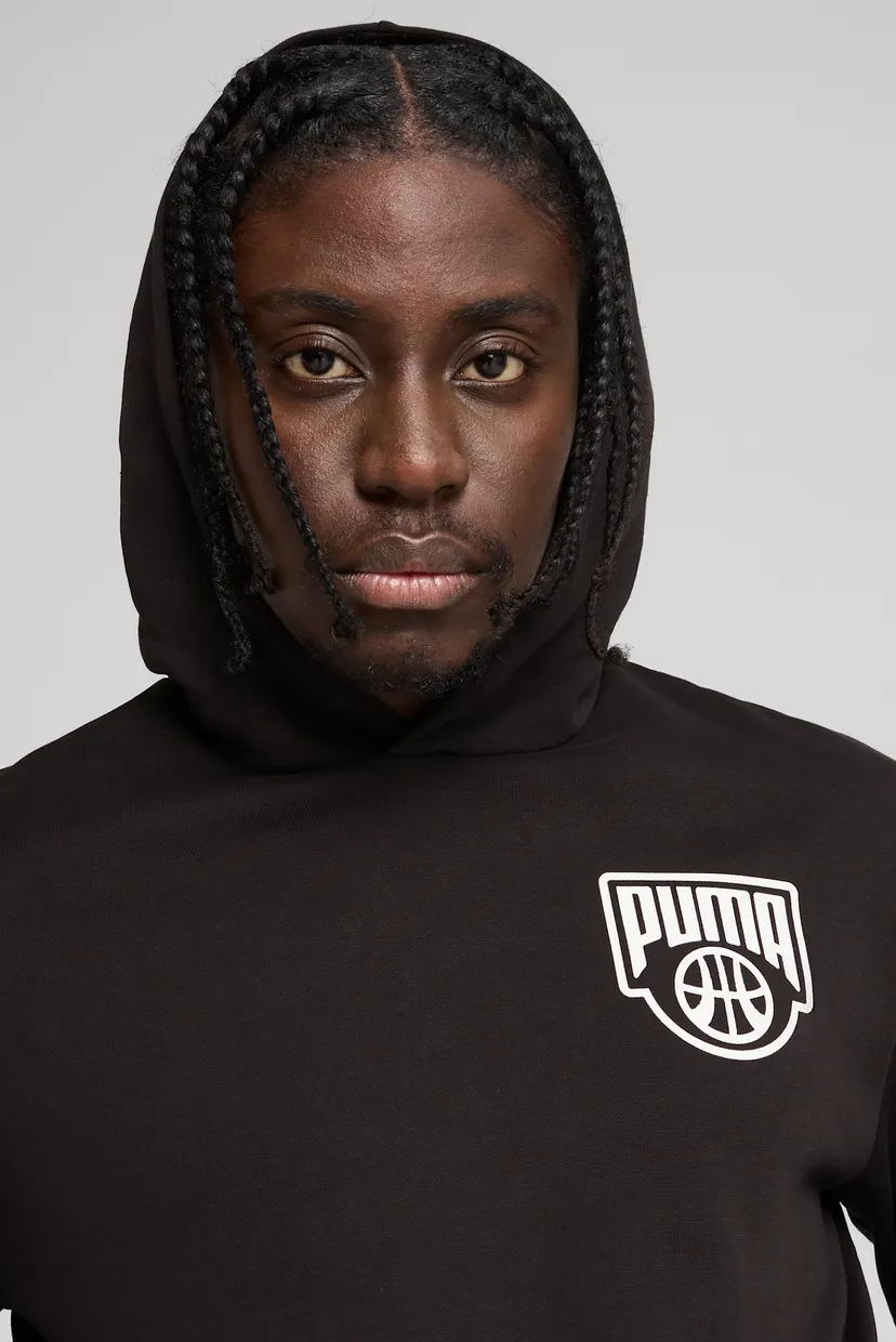Чоловіче чорне худі Posterize Basketball Hoodie Men 4
