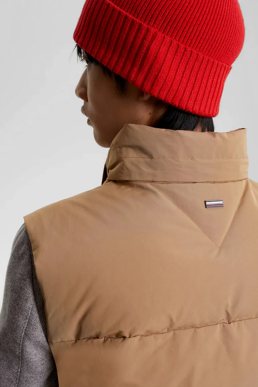 Чоловічий бежевий пуховий жилет DC DOWN HOODED VEST 5