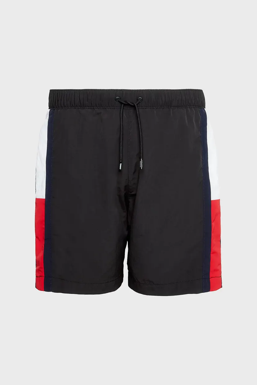Чоловічі чорні плавальні шорти SF MEDIUM DRAWSTRING 4