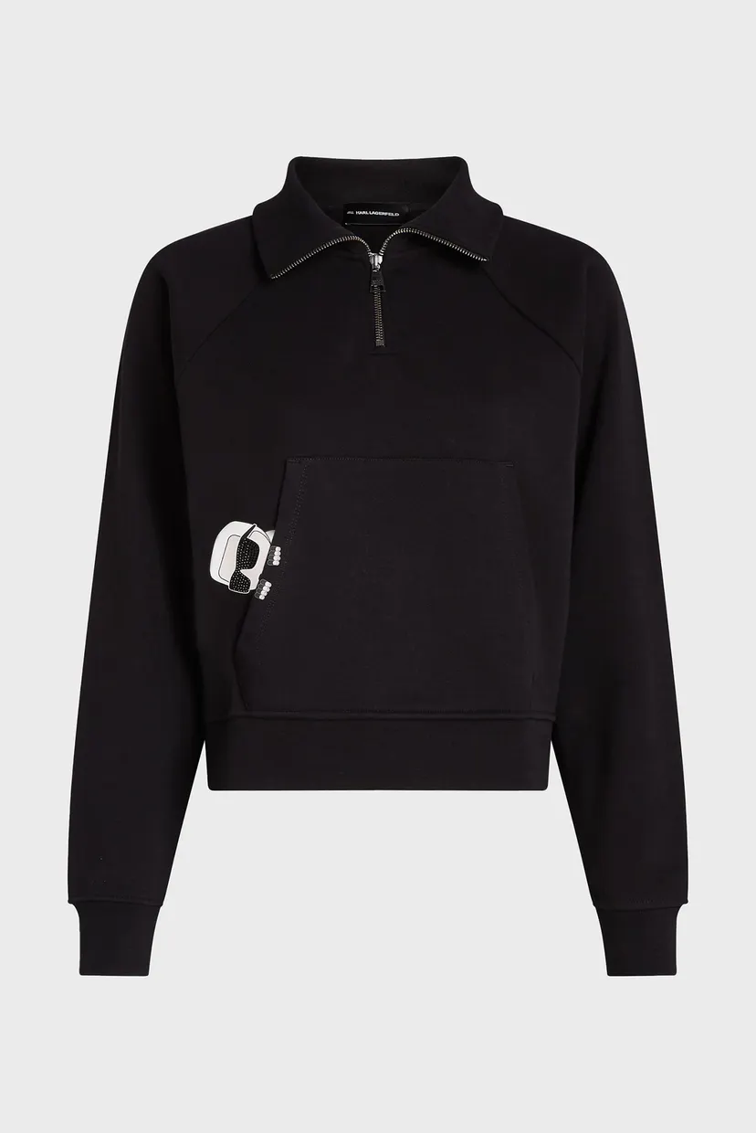 Жіноча чорна спортивна кофта IKON PEAK-A-BOO ZIP UP 5