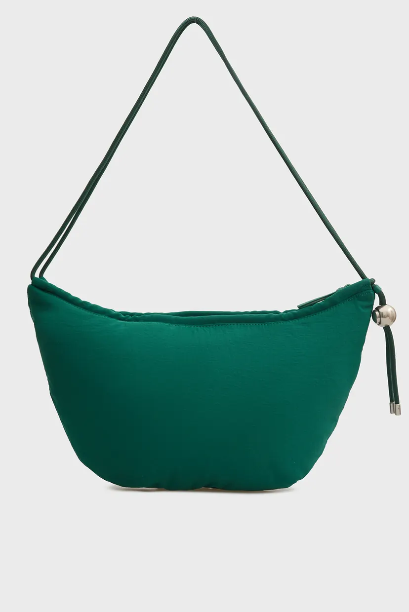 Женская зеленая сумка NYLON CORD SMALL HOBO BAG 4
