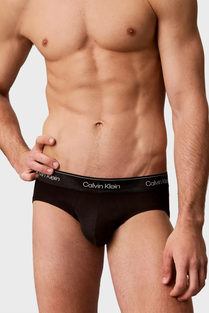 Мужские черные брифы (3 шт) HIP BRIEF 6