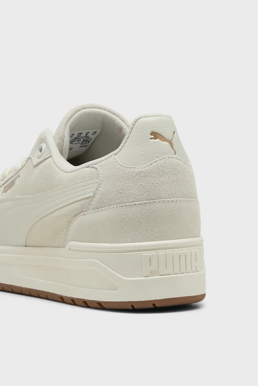 Білі замшеві снікерси Shuffle Downtown Sneakers Unisex 5