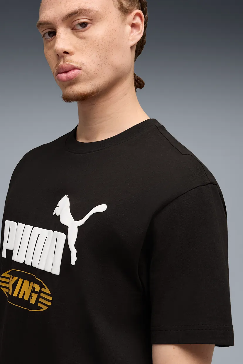 Черная футболка FUTURE.PUMA.ARCHIVE King Relaxed Tee Unisex (унисекс) 5