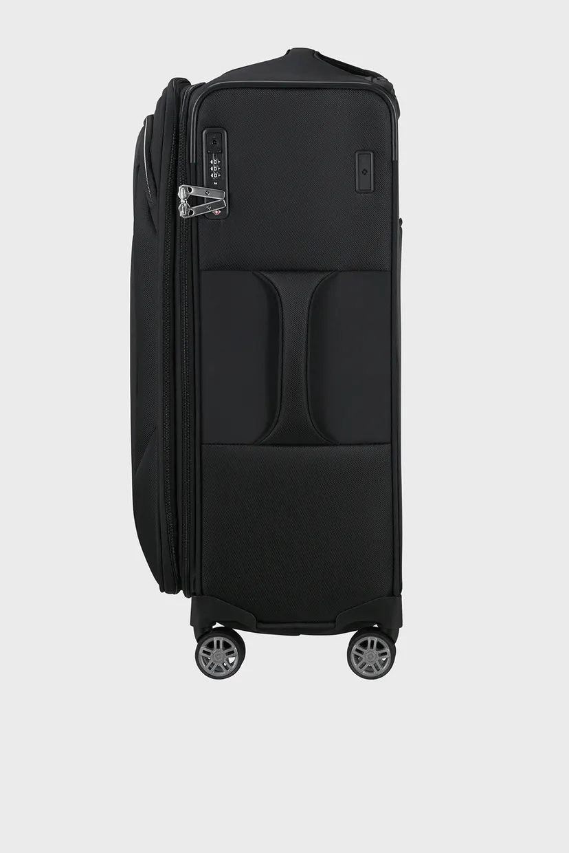 Черный чемодан 67 см RE-LITE BLACK 3