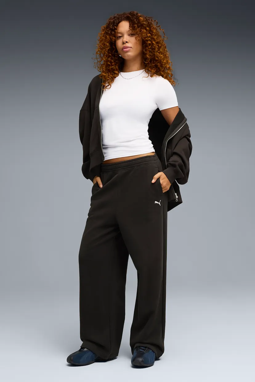 Жіночі чорні спортивні штани Peach Touch Slouchy Sweatpants Women