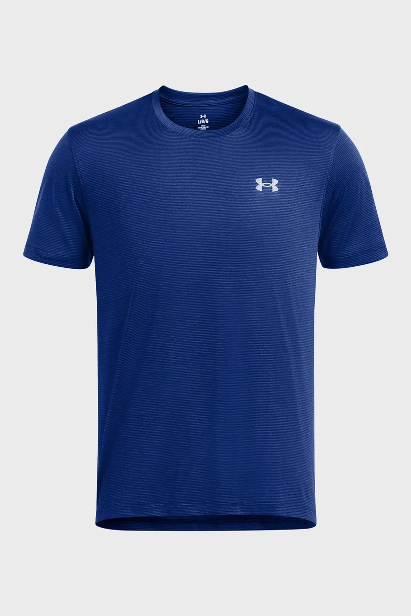 Чоловіча синя футболка UA LAUNCH SHORTSLEEVE 3