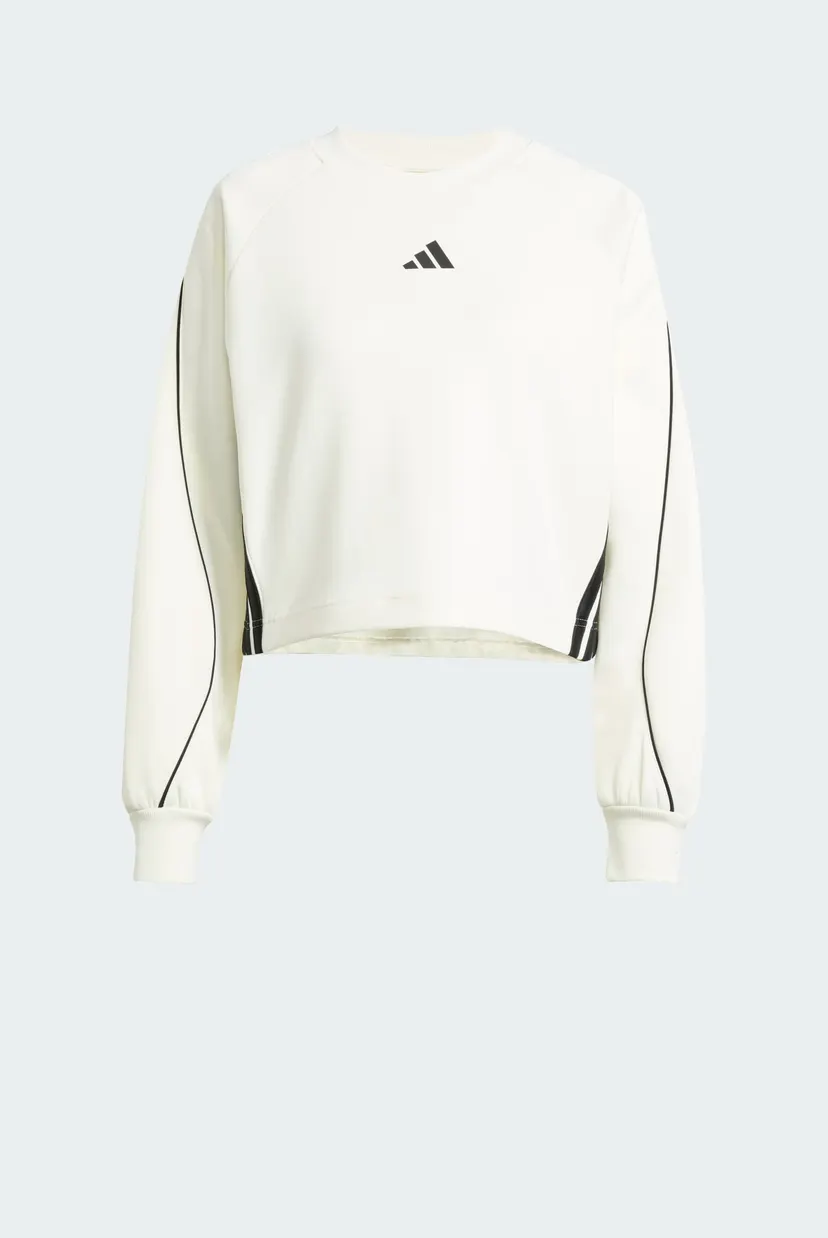 Жіночий білий світшот Stadium 3-Stripes Crewneck 6