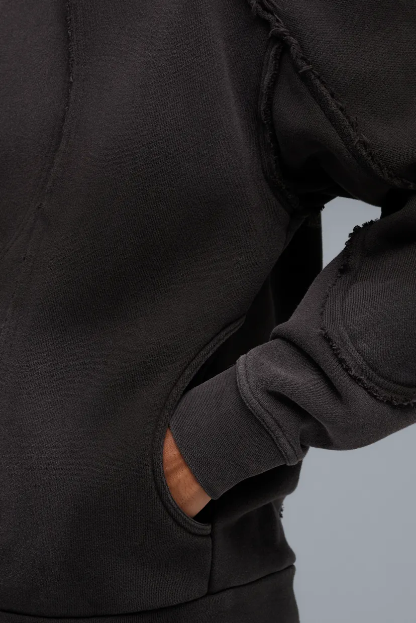 Чоловіче чорне худі CLRT 2G Full-Zip Hoodie Men 5