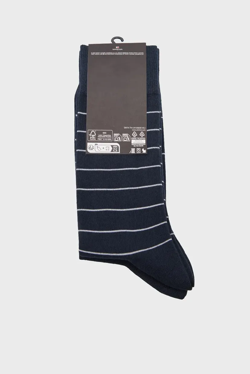 Мужские темно-синие носки (2 пары) HILFIGER 3