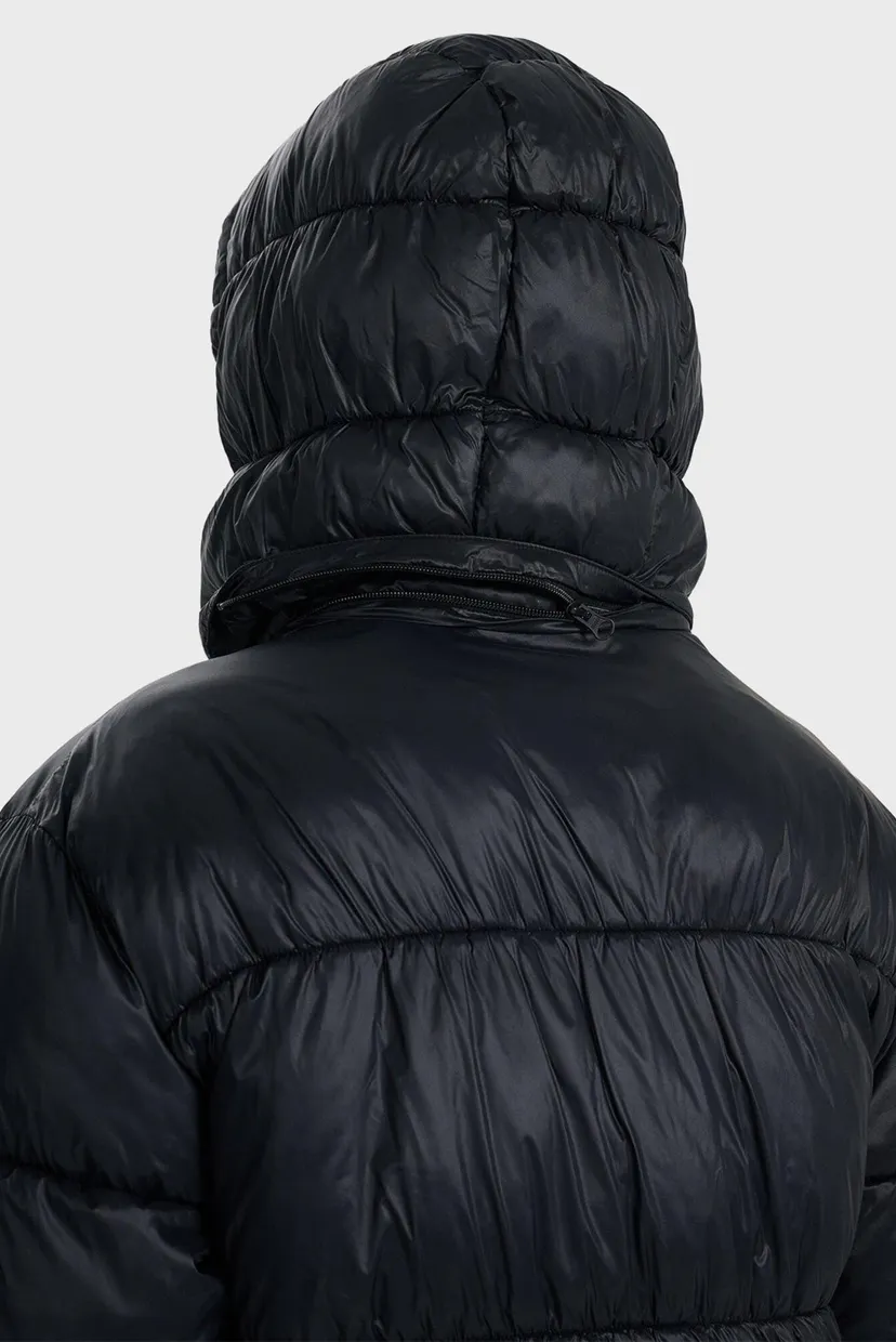 Жіночий чорний пуховик DOWN JACKET 5