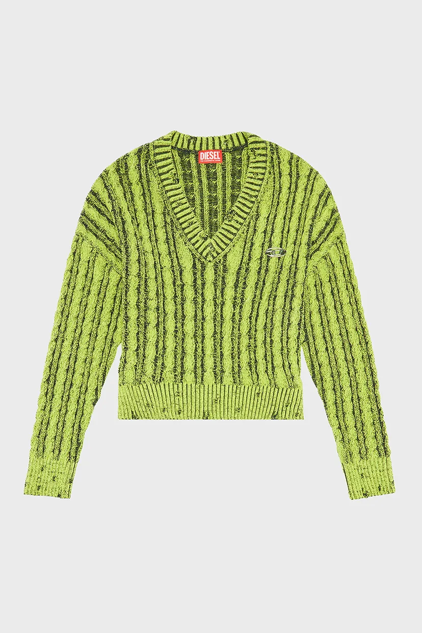 Жіночий салатовий пуловер M-OXIA KNITWEAR 5