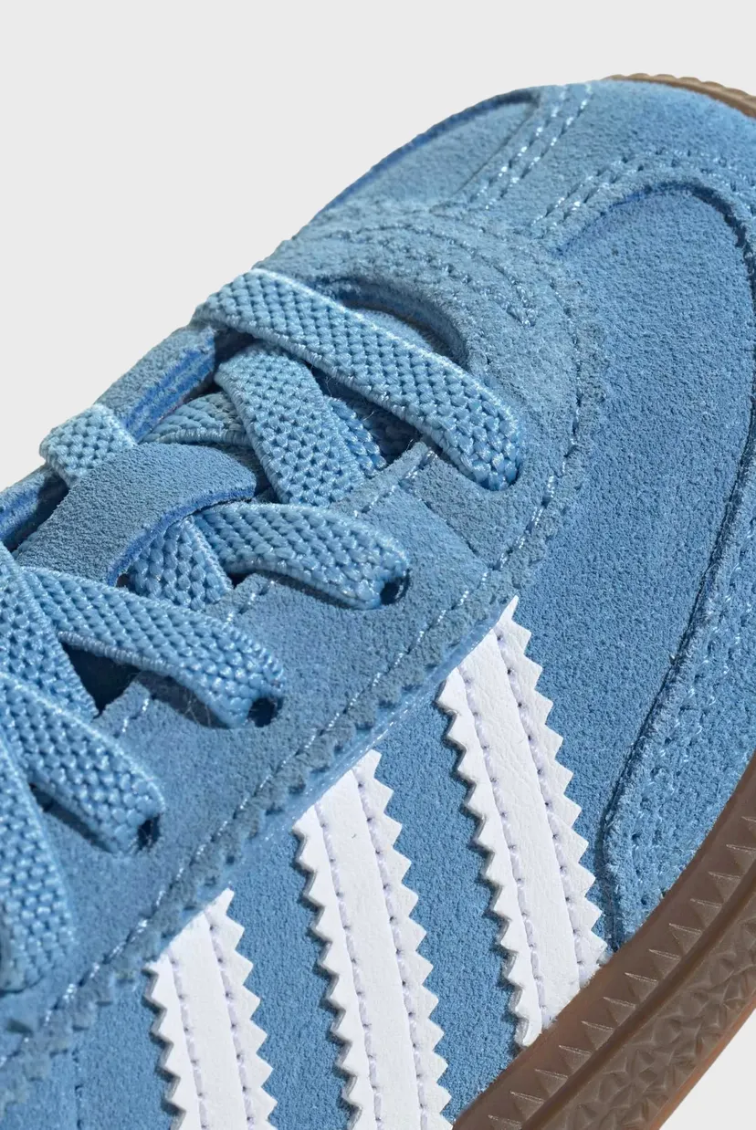 Дитячі блакитні замшеві снікерси Handball Spezial Comfort Closure Elastic Lace Kids 9
