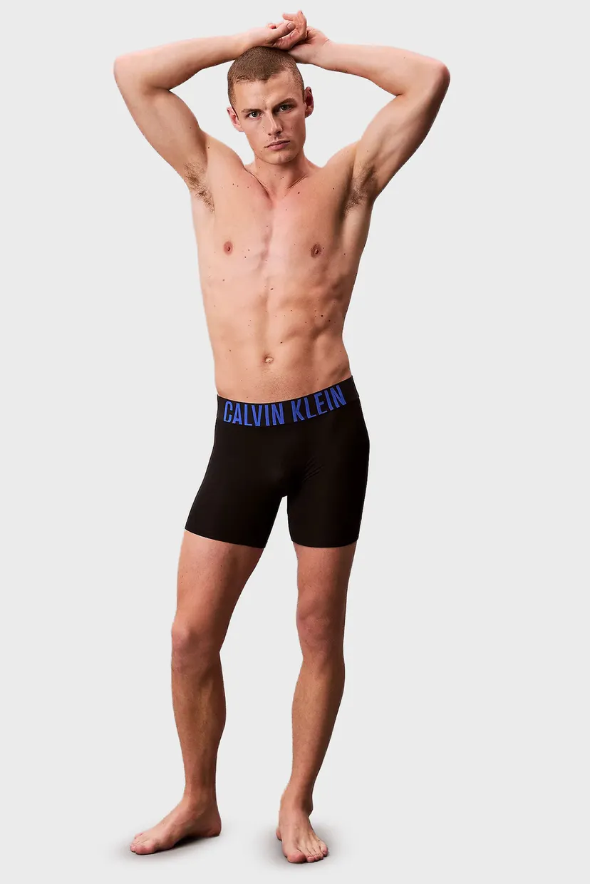 Мужские черные боксеры (3 шт) BOXER BRIEF 3