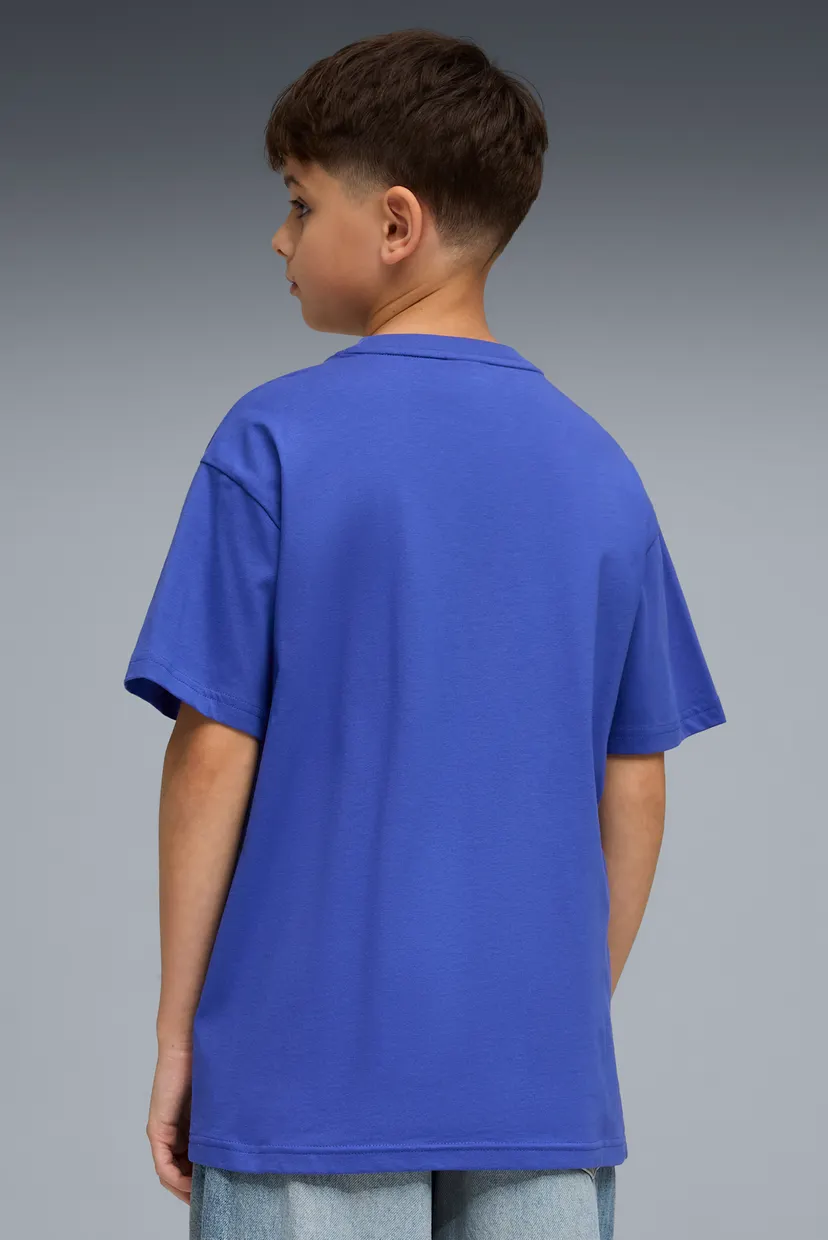 Дитяча синя футболка Graphic Relaxed PUMA Voyage Tee Youth 3