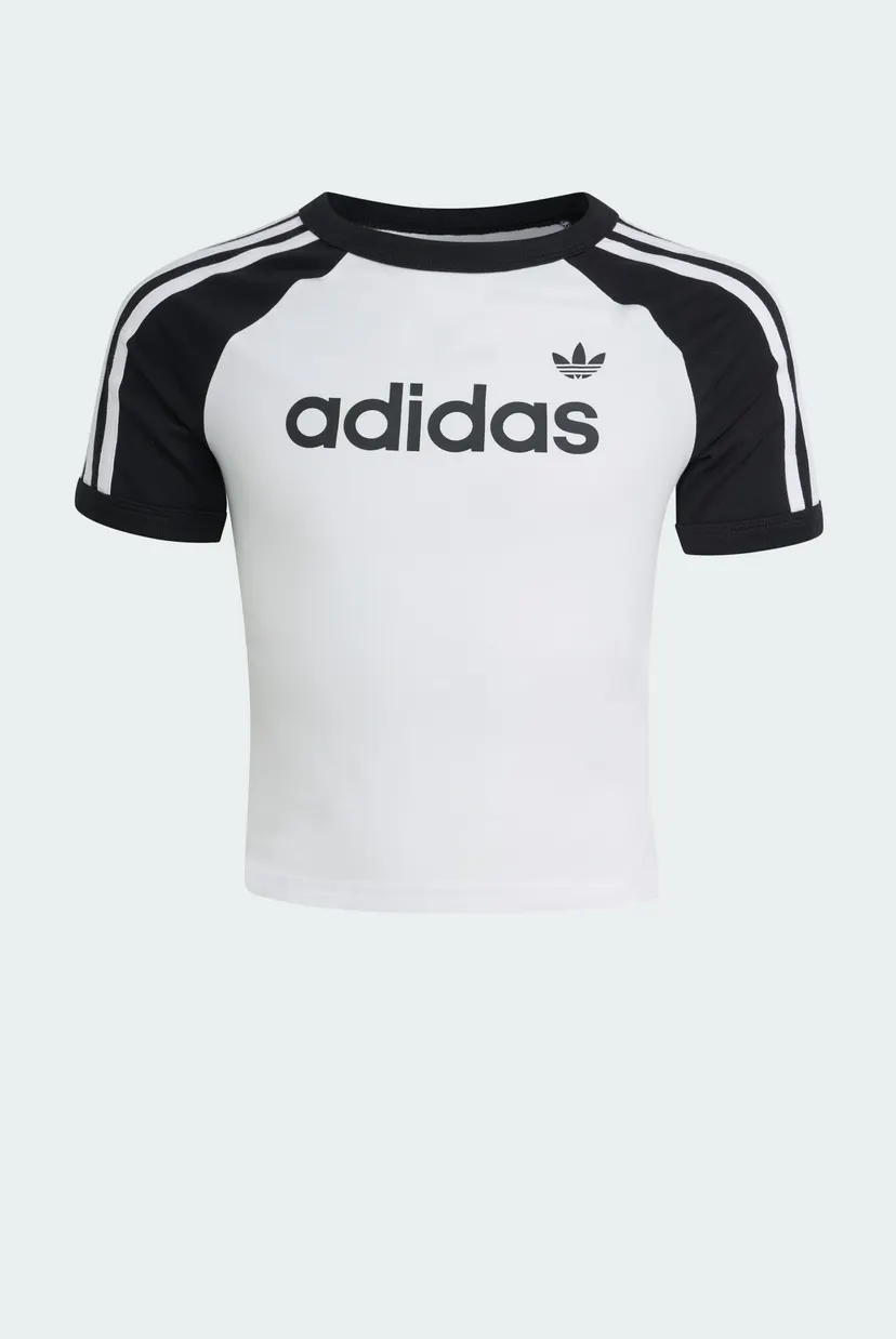 Дитяча біла футболка 3 STRIPES SLIM 6