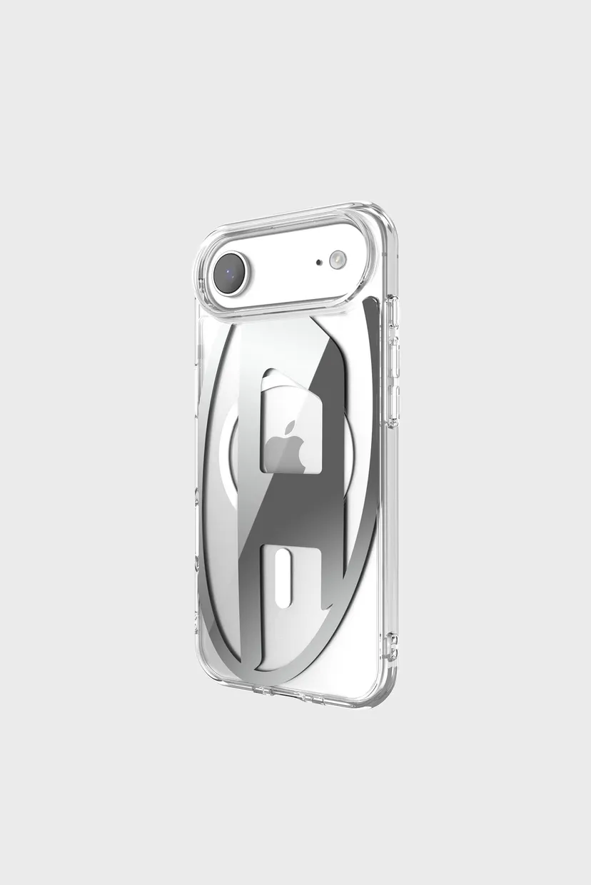 Прозрачный чехол для iPhone 17 Air Diesel Oval D Metallic Case with Magsafe 4