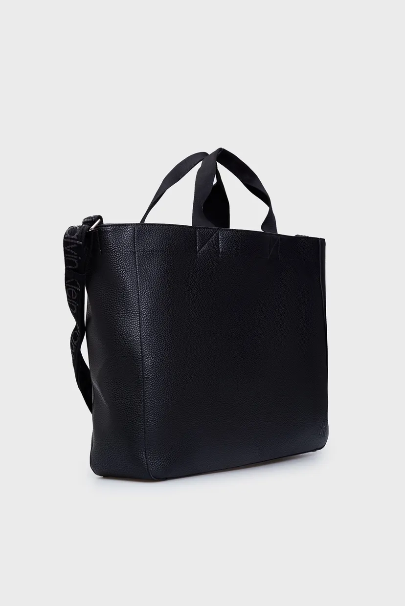 Женская черная сумка ULTRALIGHT SLIM TOTE34 PU 3