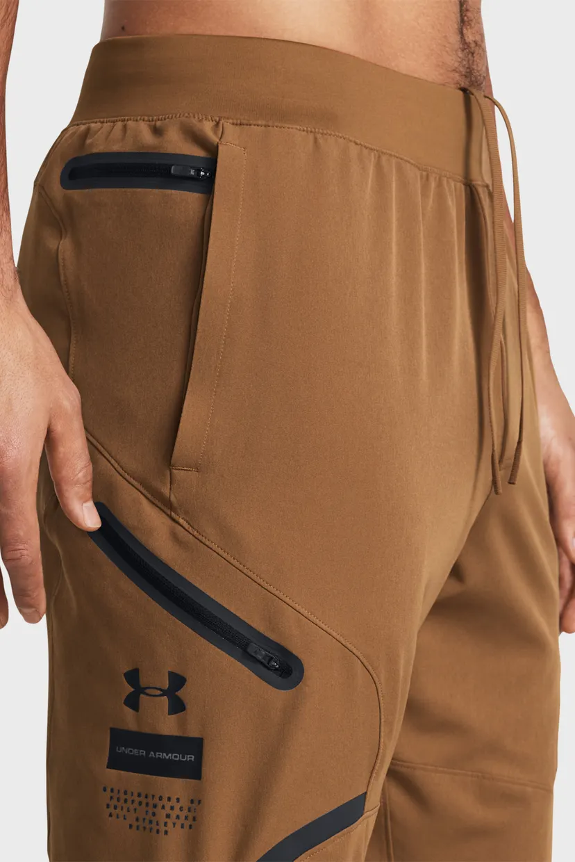 Мужские коричневые спортивные брюки UA UNSTOPPABLE CARGO PANTS 4