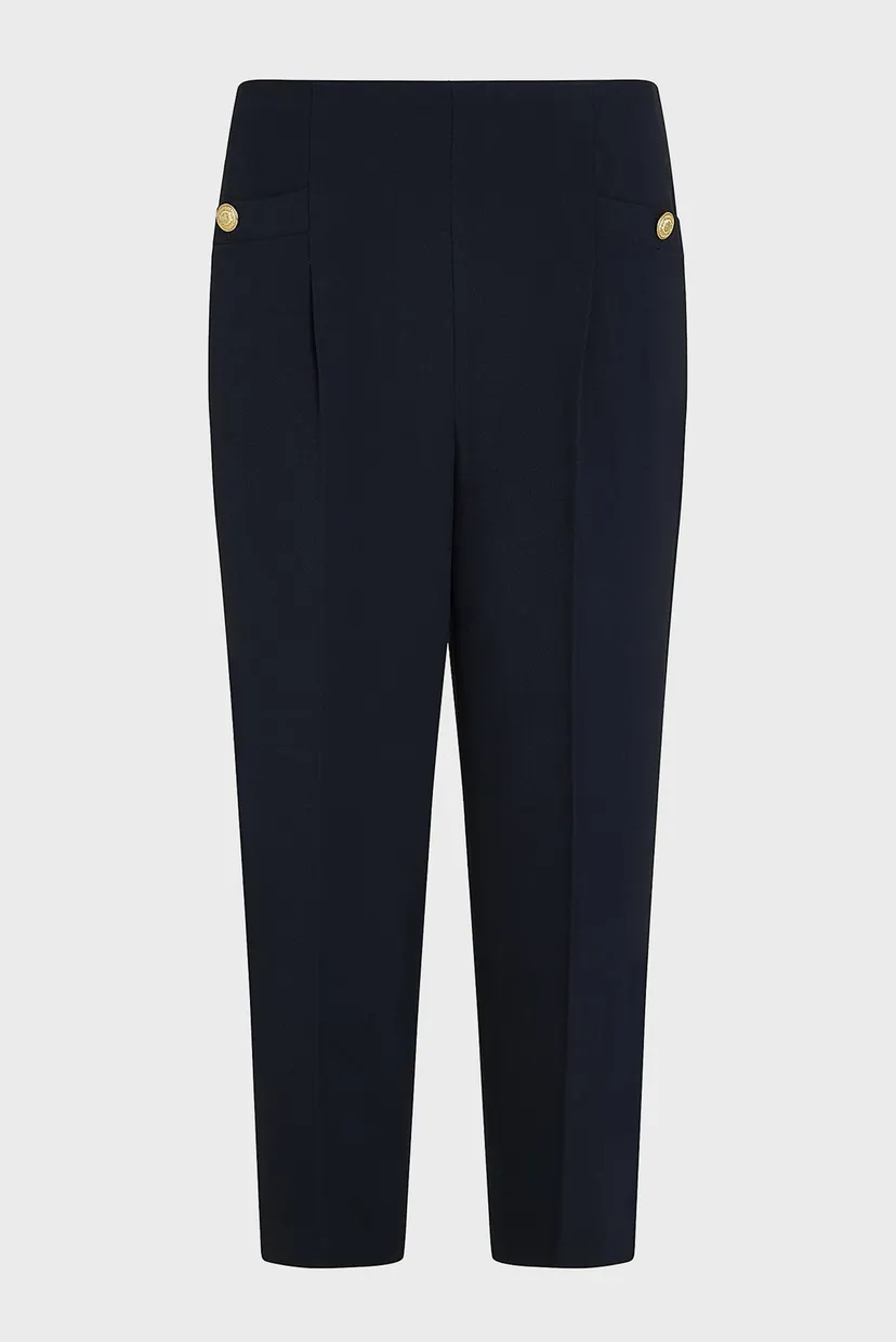 Жіночі темно-сині брюки GOLD BTTN TWILL RLX STRGHT 5