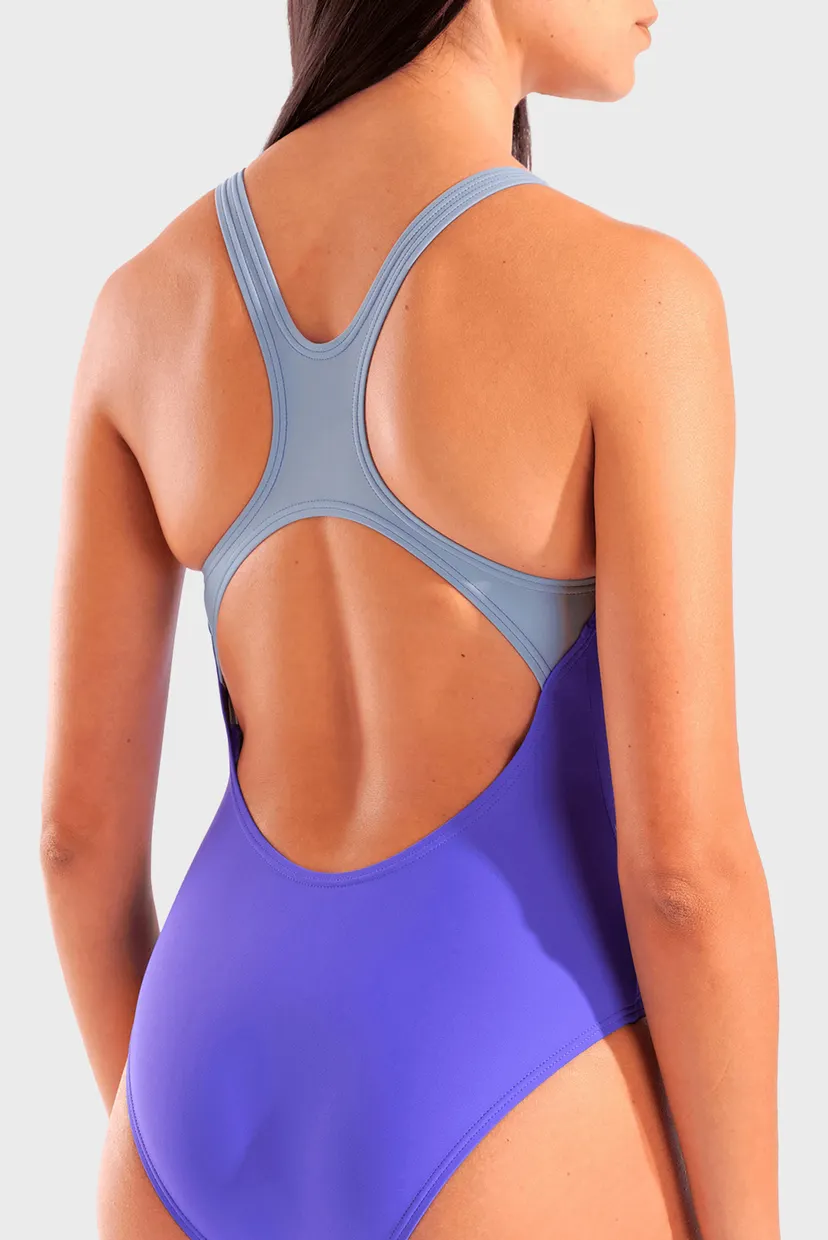 Жіночий фіолетовий купальник GRAPHIC SWIMSUIT SWIM PRO BACK 5