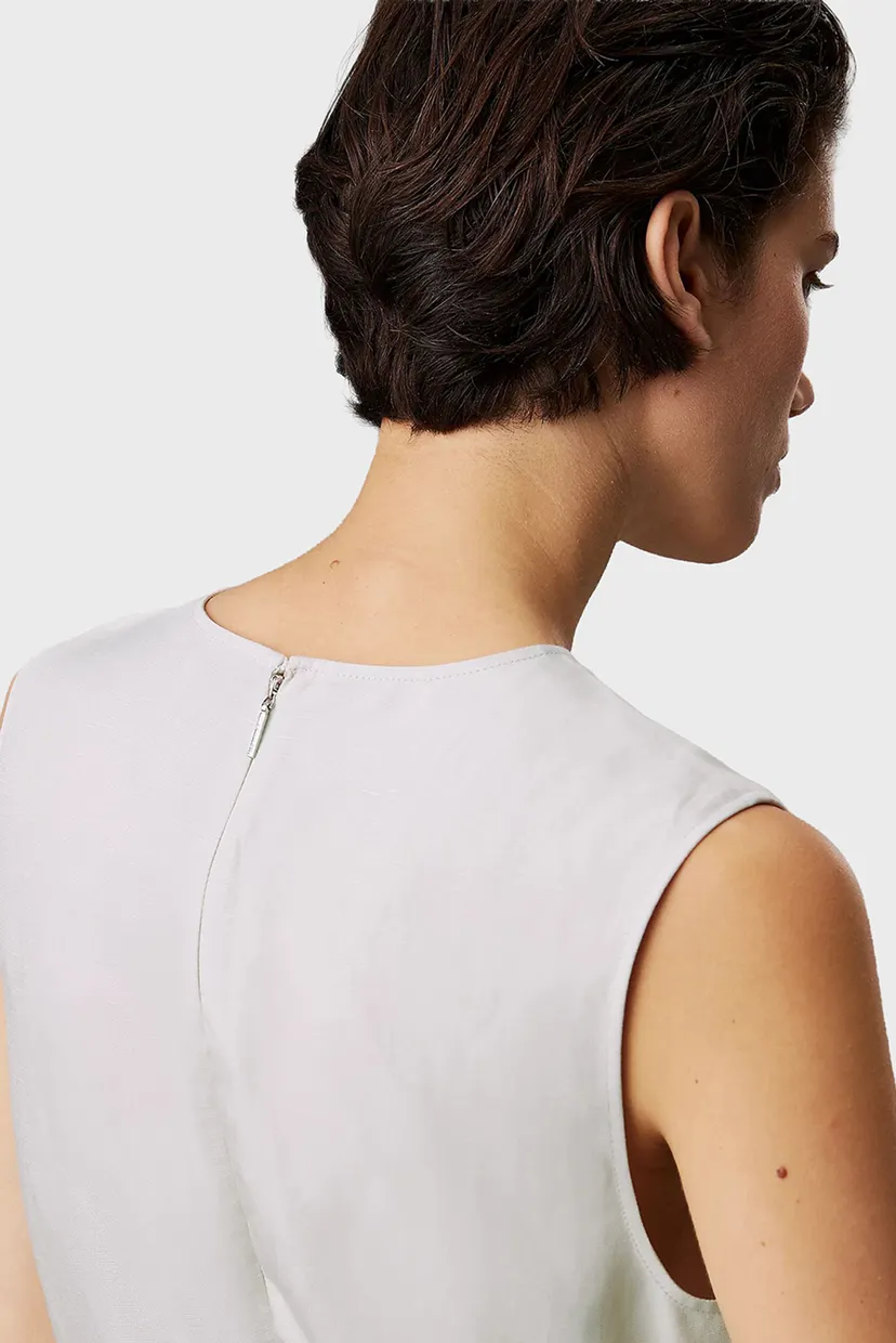 Женское светло-серое платье NS V NECK 4