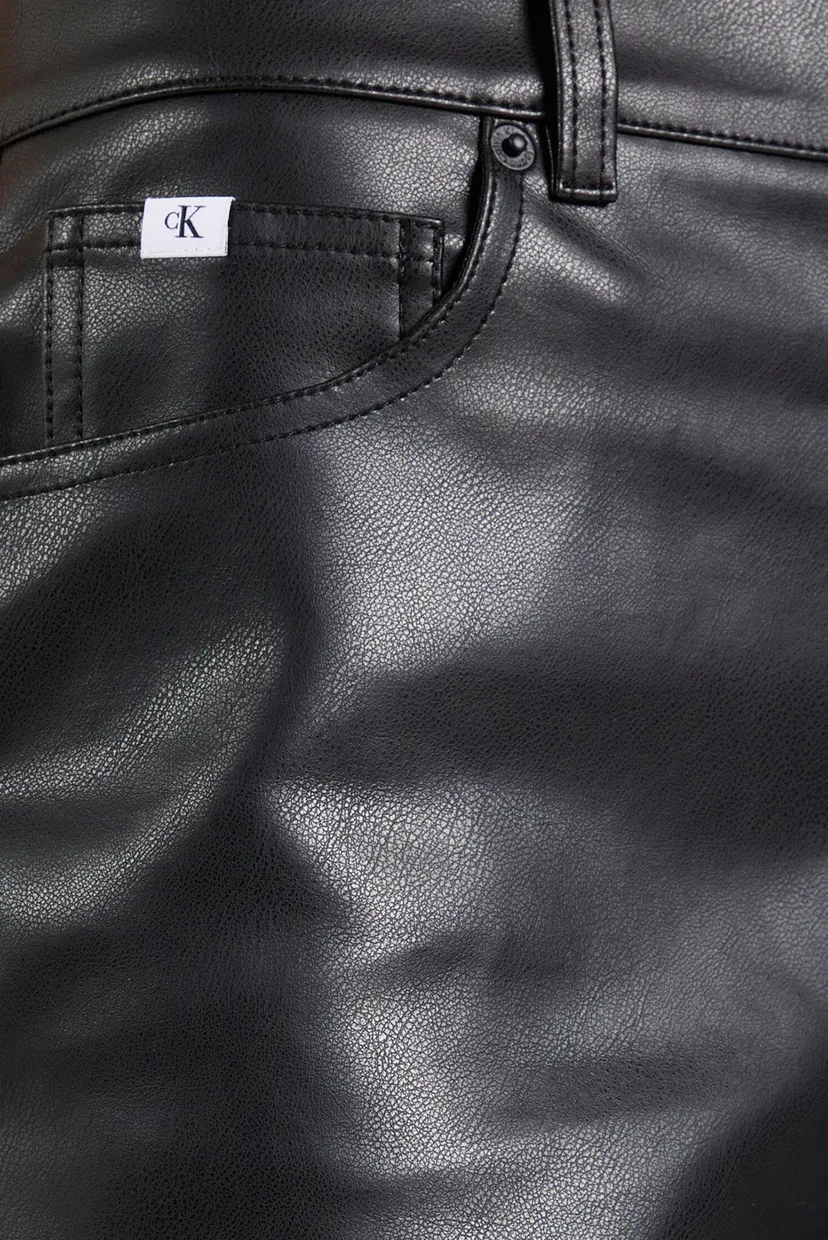 Жіночі чорні брюки FAUX LEATHER HR STRAIGHT 5