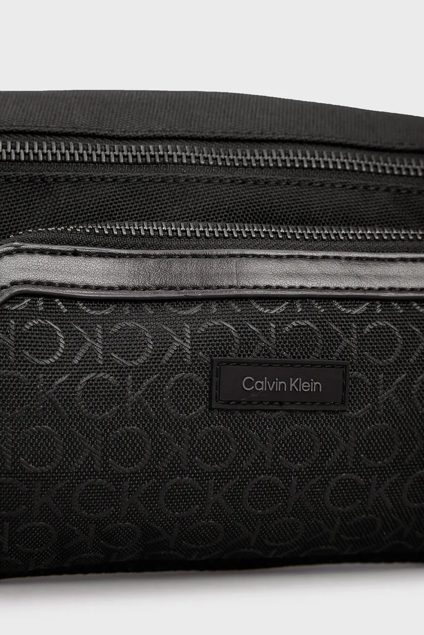 Чоловіча чорна поясна сумка CK REMOTE WAISTBAG MONO 5