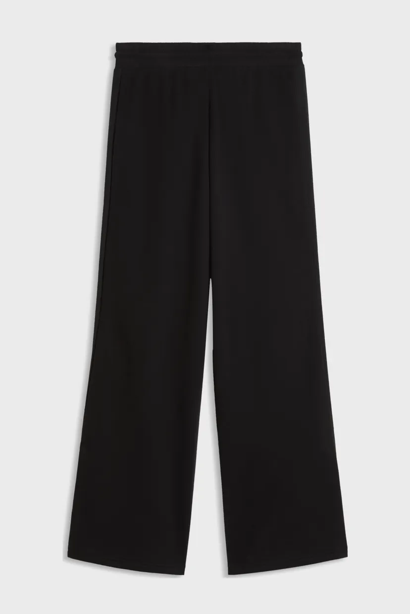 Женские черные спортивные брюки HER High-Waist Wide-Leg Pants Women 5