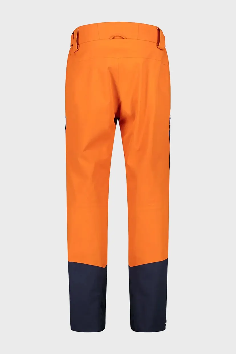 Мужские оранжевые лыжные брюки FREE RIDE TWILL 9