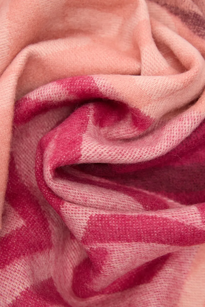 Жіночий вовняний шарф з візерунком MONOGRAM WOOL SCARF 3