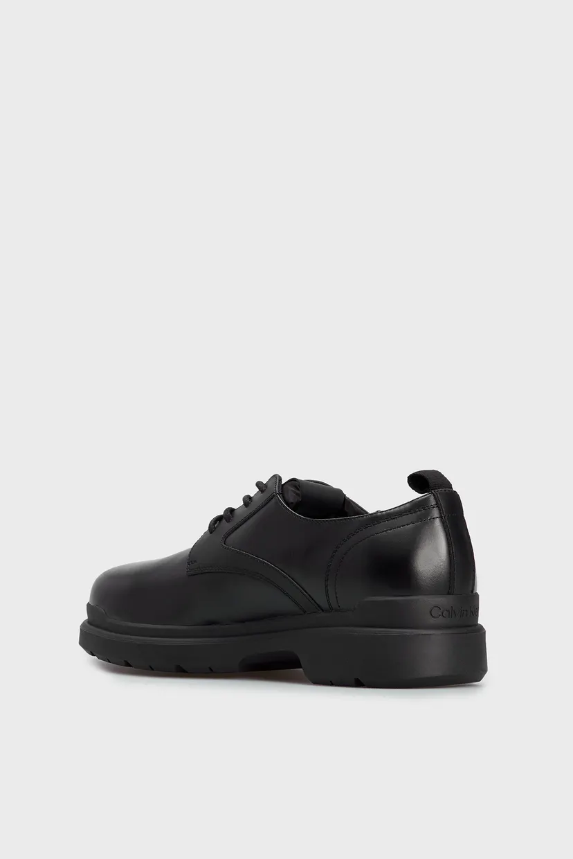 Мужские черные кожаные дерби LOW TOP LACE UP MIX 5