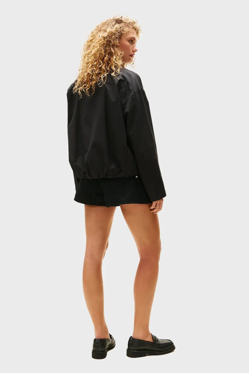 Жіноча чорна куртка COTTON NYLON REG 3