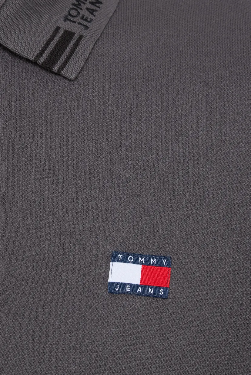Мужское серое поло REG BRANDED NECK 5
