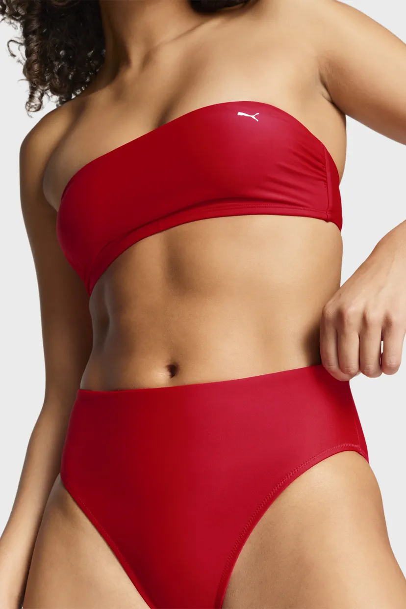 Женские красные трусики от купальника PUMA Women's Briefs 3
