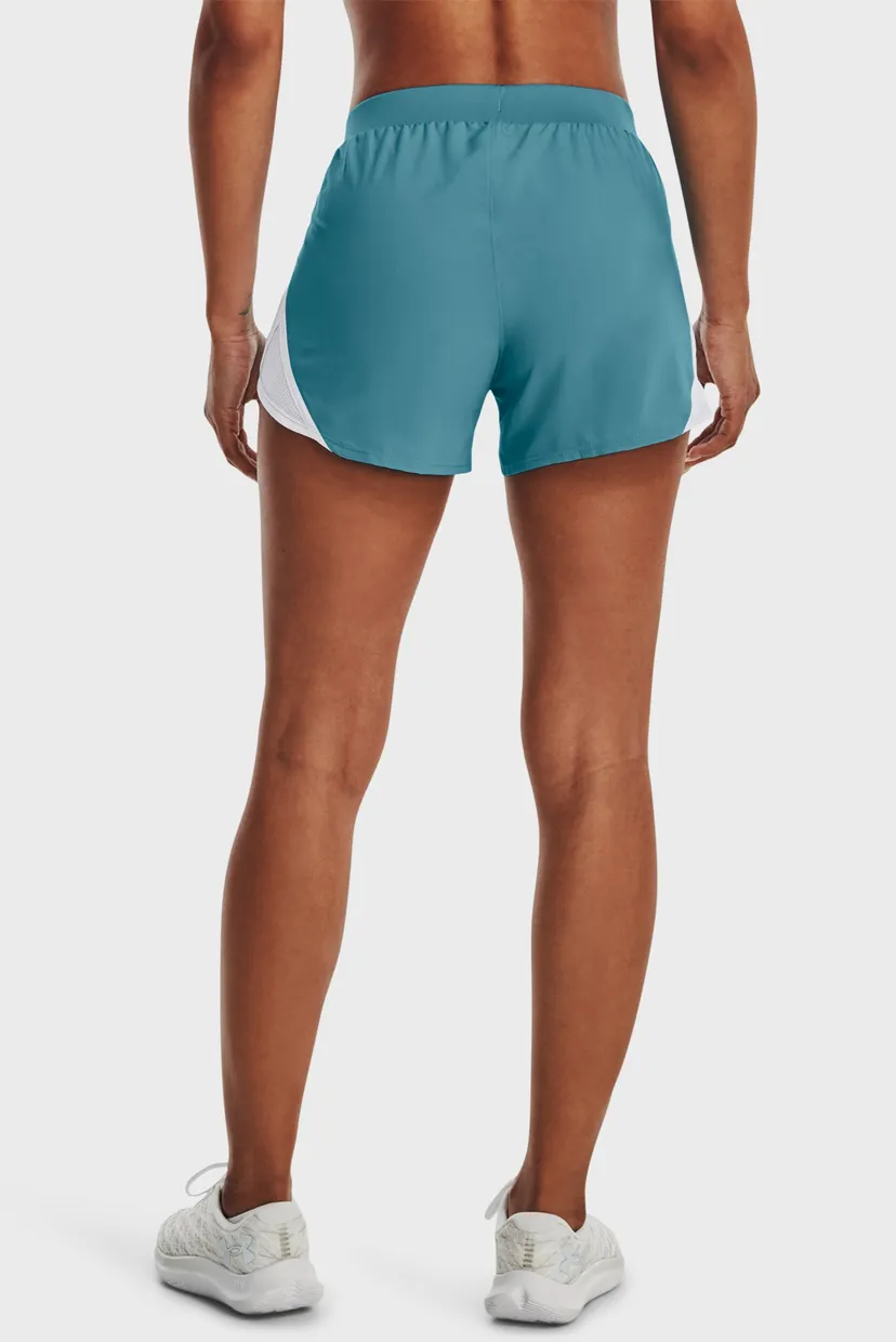 Женские голубые шорты UA Fly By 2.0 Short 3