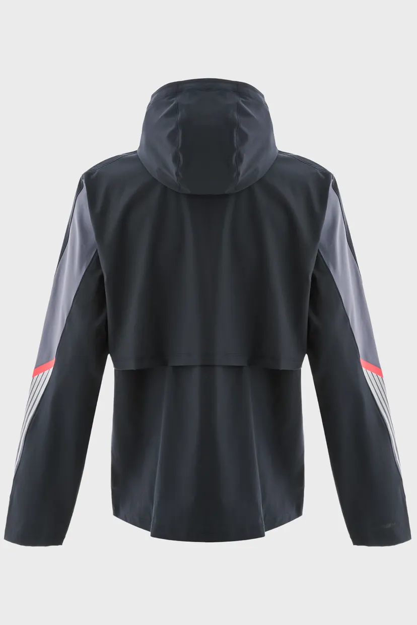 Мужская чорная ветровка UA Velociti Storm Hooded Jkt 8