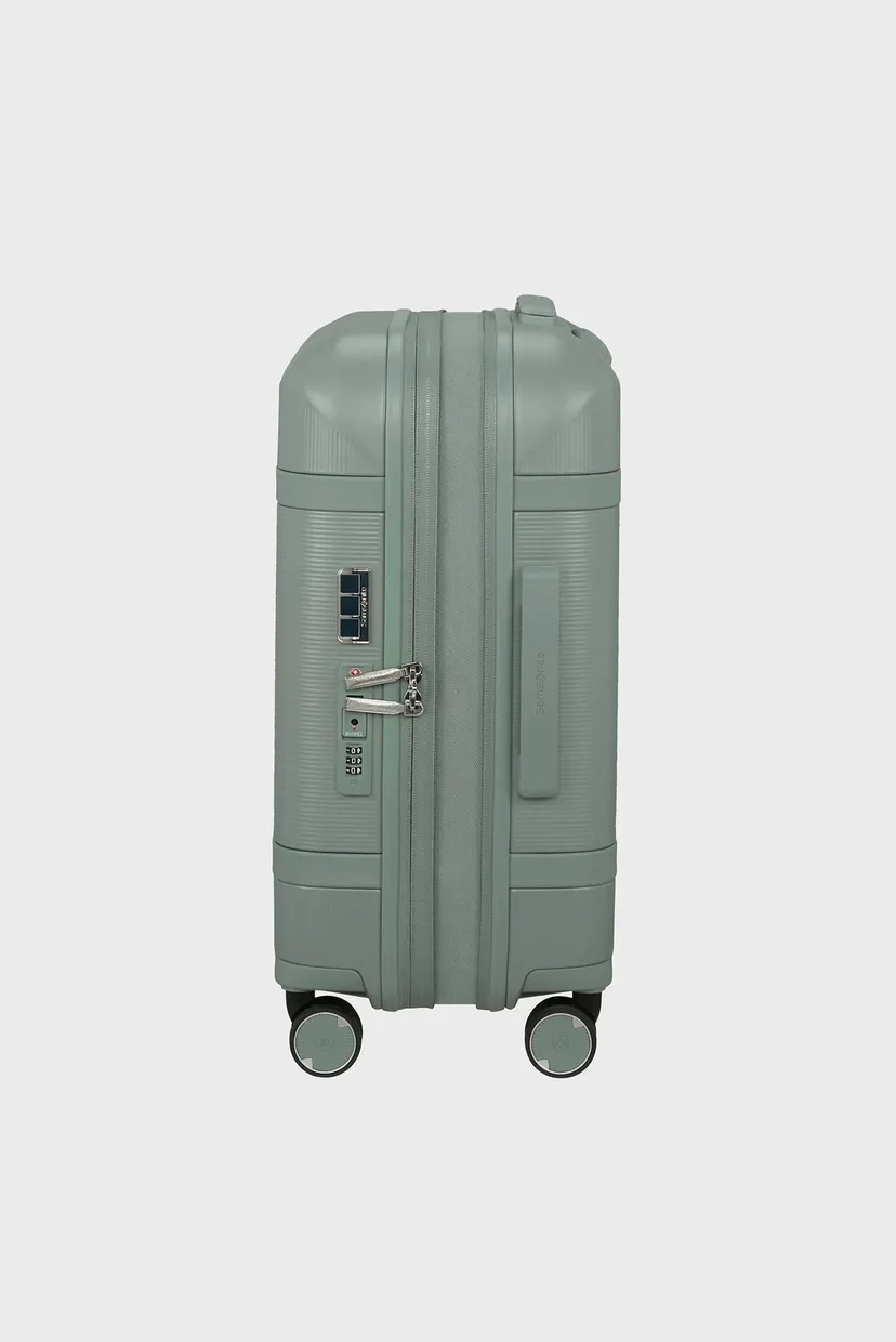 Женский мятный чемодан 55 см IMAGE 3