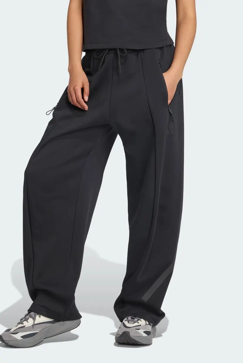 Женские черные спортивные брюки adidas Z.N.E. Open-Hem adidas