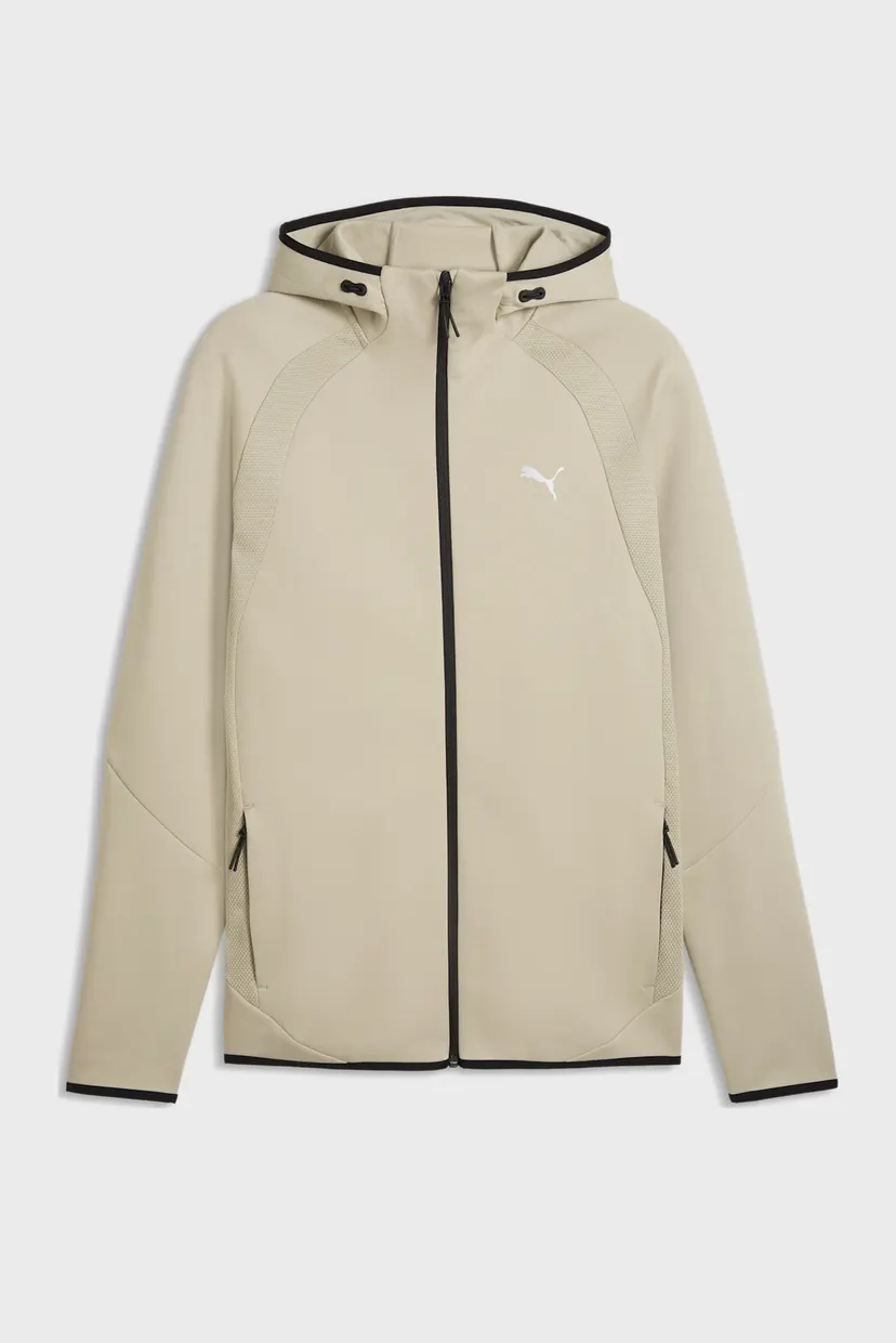 Чоловіче бежеве худі Evostripe Full-zip Hoodie Men 6