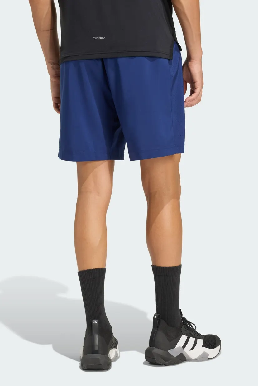 Мужские синие шорты WORKOUT ESSENTIALS BASE WOVEN 3