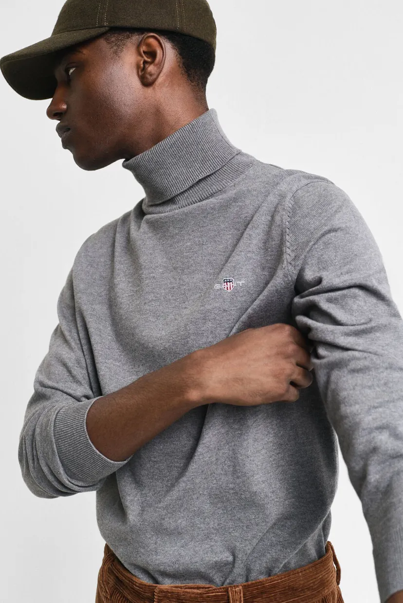 Мужской серый гольф CLASSIC COTTON ROLLERNECK 6