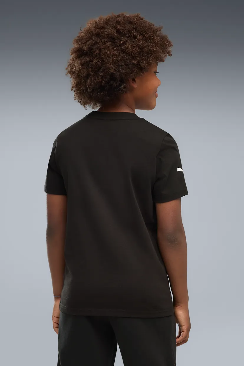 Дитяча чорна футболка Scuderia Ferrari Coloured Shield Tee Youth 3