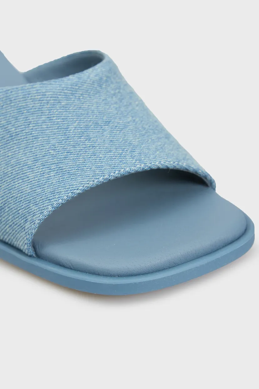 Женские голубые джинсовые мюли THE NOHO MULE DENIM 4