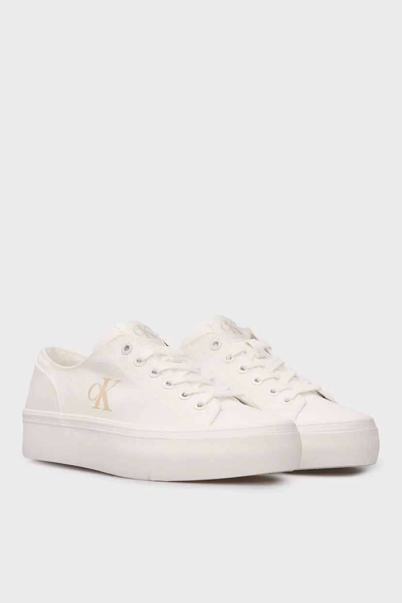 Женские белые кеды VULC FLATFORM 3
