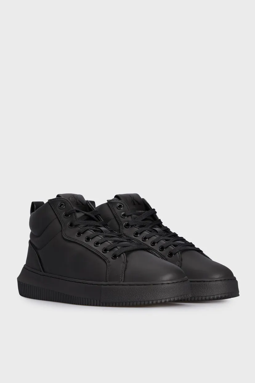 Чоловічі чорні шкіряні кросівки CHUNKY CUPSOLE CLEAN HIGH 3
