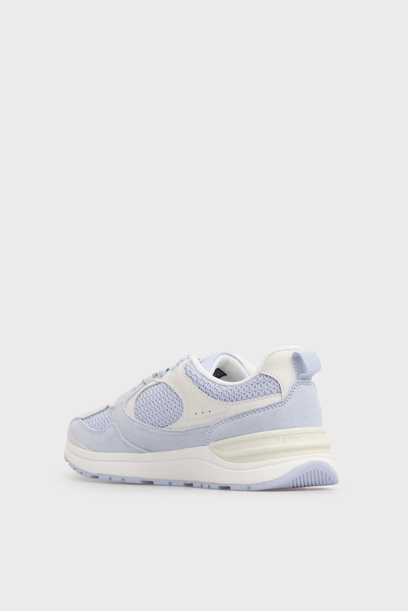 Женские голубые кроссовки MIX MATERIAL RUNNER 5