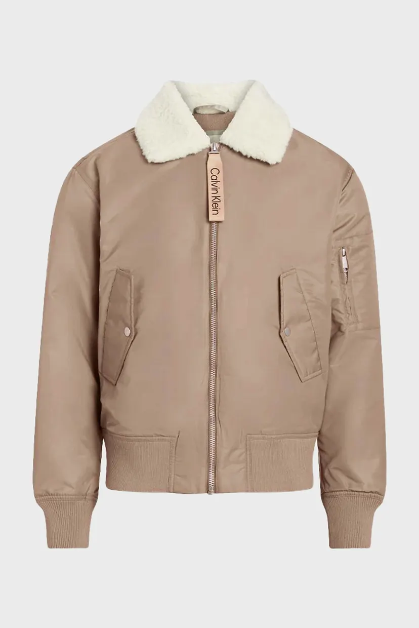 Чоловіча оливкова куртка AVIATOR SHERPA JACKET 6