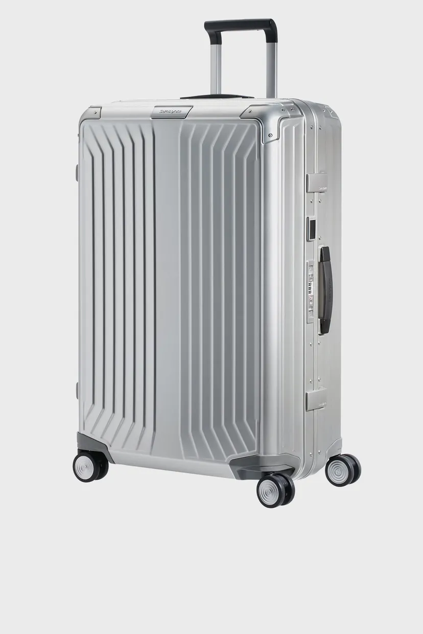 Сіра валіза 76 см LITE-BOX ALU ALUMINIUM 3